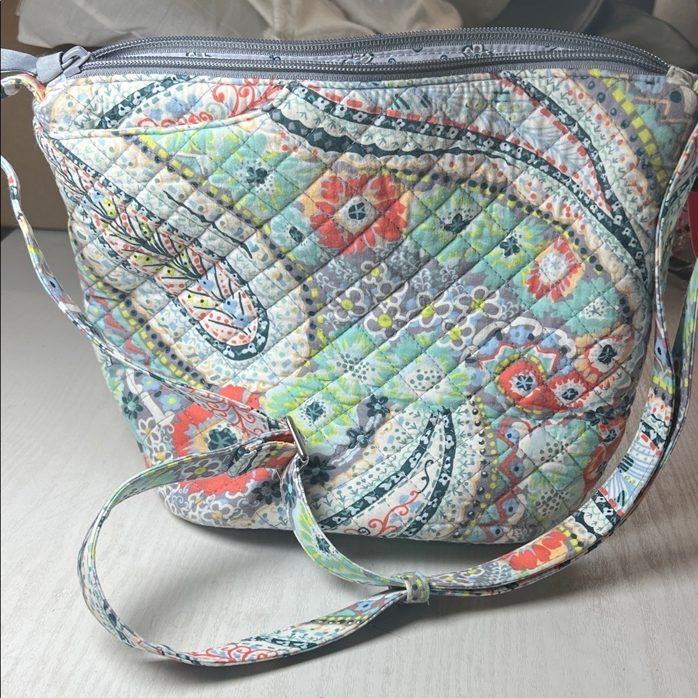 Vera Bradley Paisley Quilted Crossbody Bag D 01